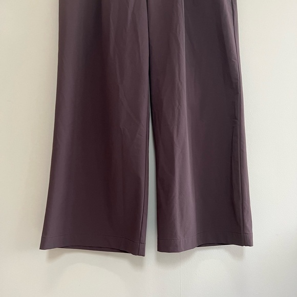 NWT FIGS PRO High Waisted Wide Leg Trouser, Dark Brown, size LP - Picture 7 of 11